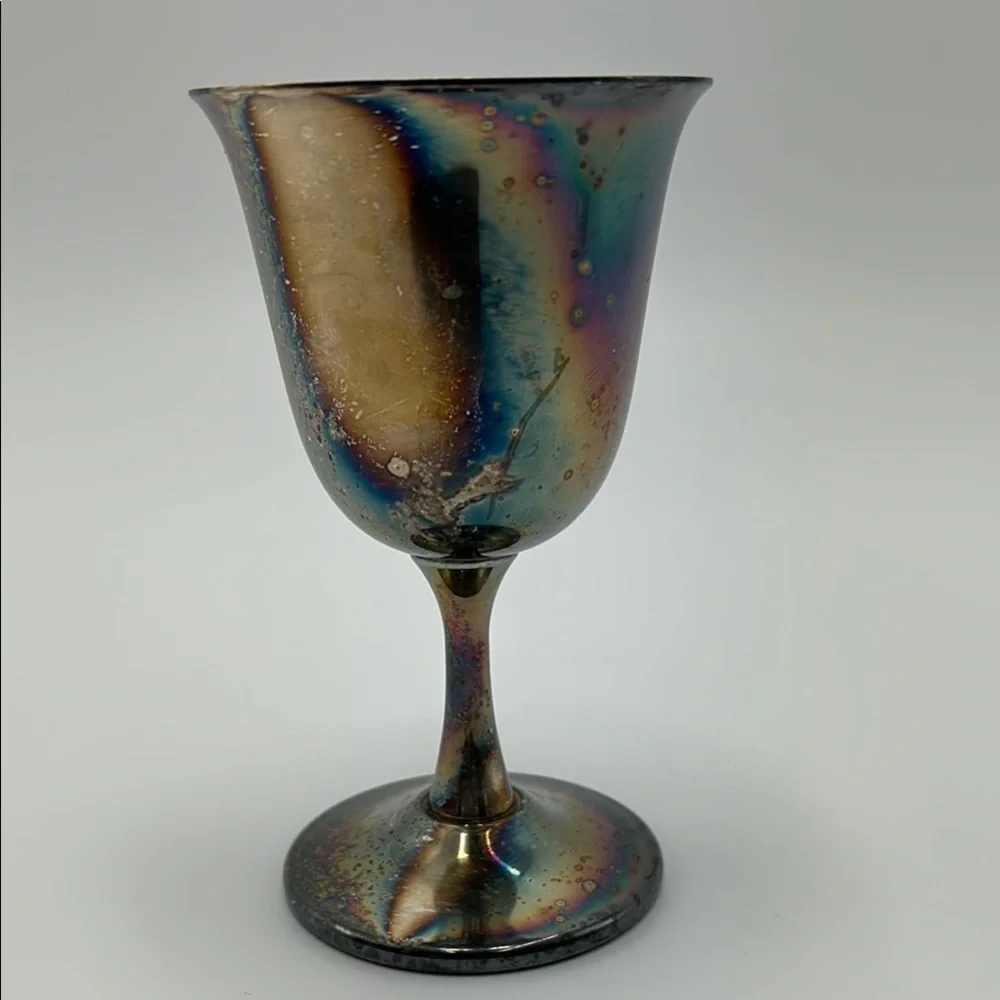 Vintage Sheridan EPS Chalice Goblet Stem Footed 5.4inch Tall